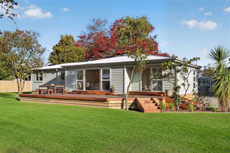 Renovated home with a new timber deck