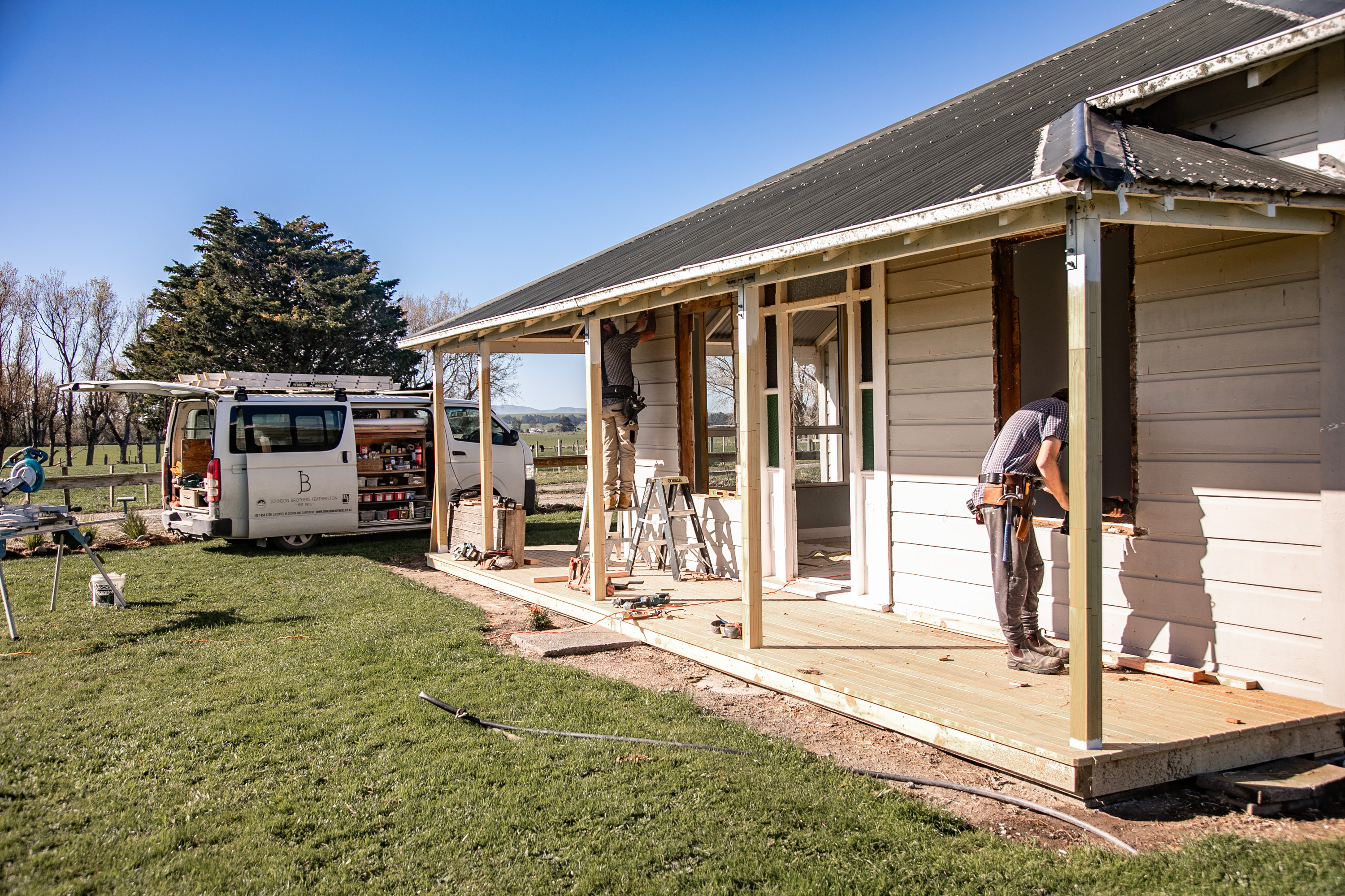 Home renovation project by Johnson Brothers Building